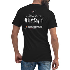 "Rocket Scientist & Billionaires" Black Unisex V-Neck T-Shirt