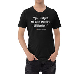 "Rocket Scientist & Billionaires" Short Sleeve Adult Crewneck Tee