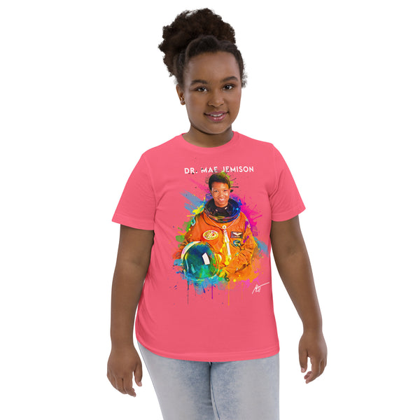 Dr. Mae Jemison Picture Kids T-Shirt (Pink)