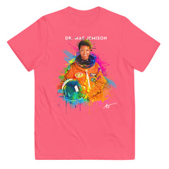 Dr. Mae Jemison Picture Kids T-Shirt (Pink)